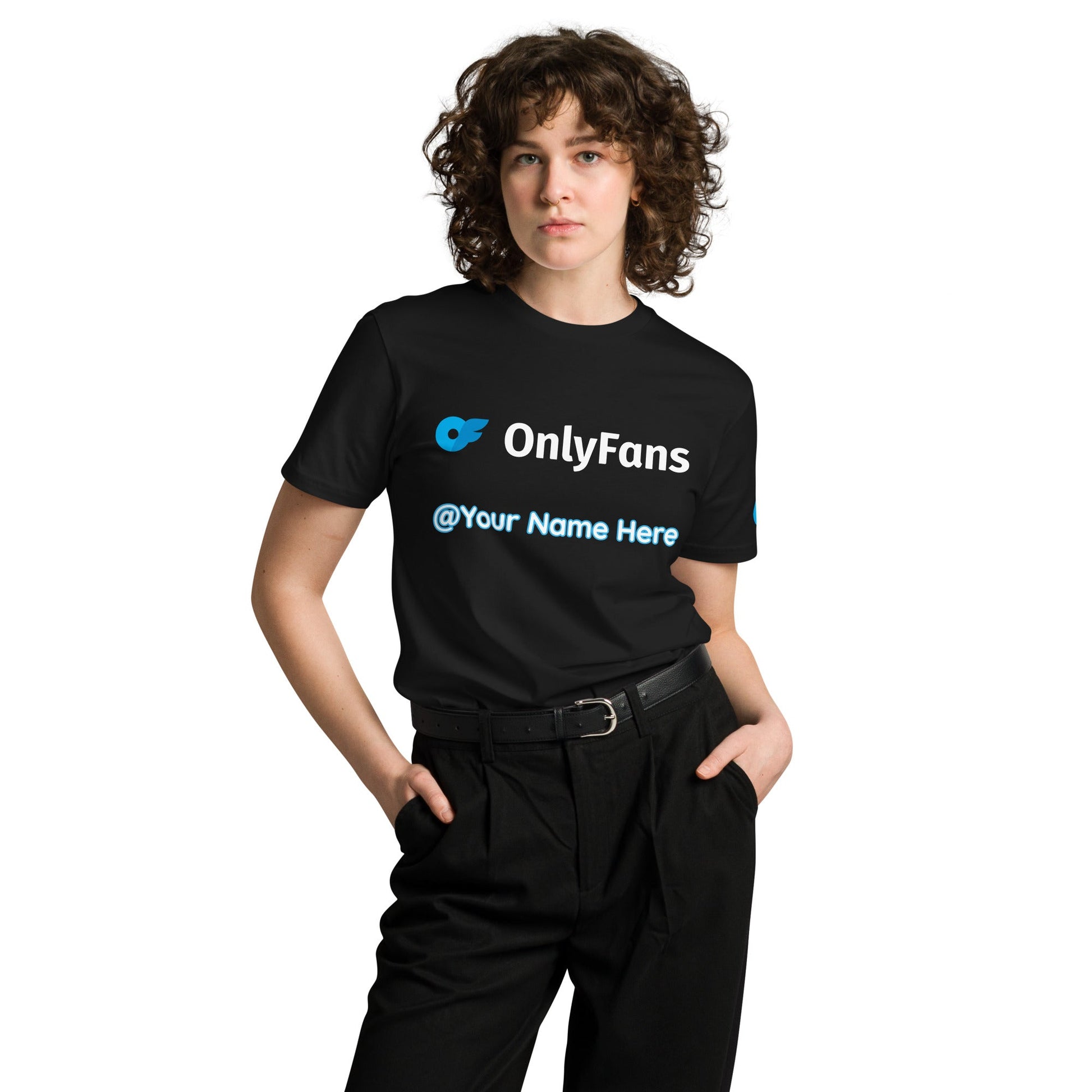 Onlyfans Custom Personalized Name Logo Unisex premium t-shirt | Adult Content Creator Shirt | Men Women Attire T LLC