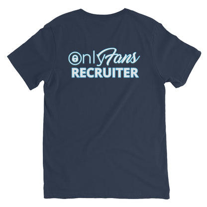 OnlyFans Recruiter V-Neck T-Shirt, Old Logo by ATTIRET