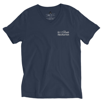 OnlyFans Recruiter V-Neck T-Shirt, Old Logo by ATTIRET