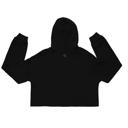 No Label Babe Crop Hoodie back view by ATTIRET