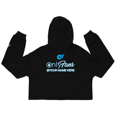 Personalized OnlyFans Name Crop Hoodie by ATTIRET