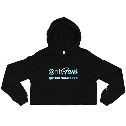 Personalized OnlyFans Name Crop Hoodie by ATTIRET