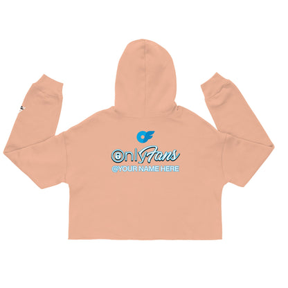 Personalized OnlyFans Name Crop Hoodie by ATTIRET