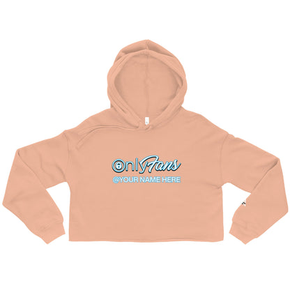 Personalized OnlyFans Name Crop Hoodie by ATTIRET
