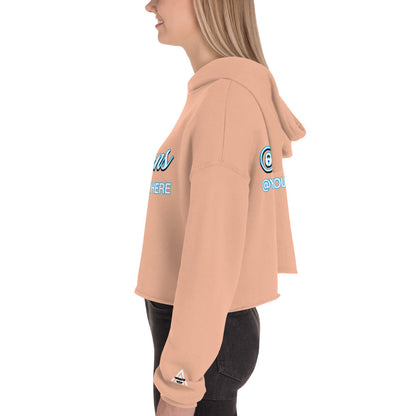 Personalized OnlyFans Name Crop Hoodie by ATTIRET