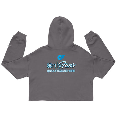 Personalized OnlyFans Name Crop Hoodie by ATTIRET