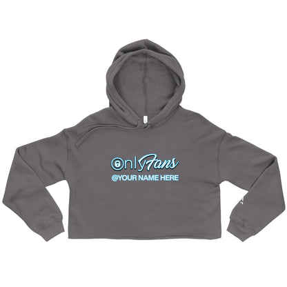 Personalized OnlyFans Name Crop Hoodie by ATTIRET