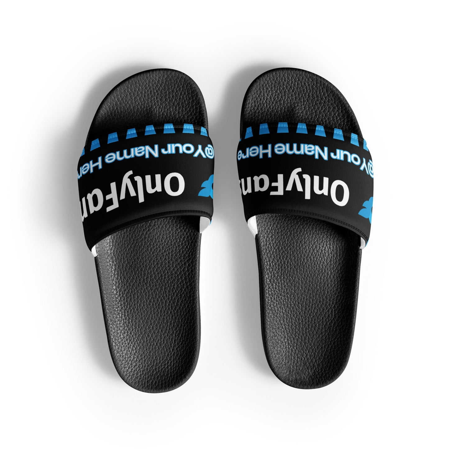 Onlyfans Personalized Slide into Sexy Custom Women's slides sandals slippers Attire T LLC