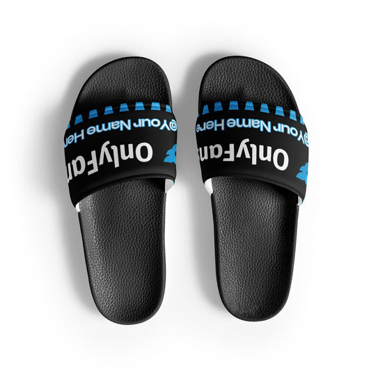 Onlyfans Personalized Slide into Sexy Custom Women's slides sandals slippers Attire T LLC