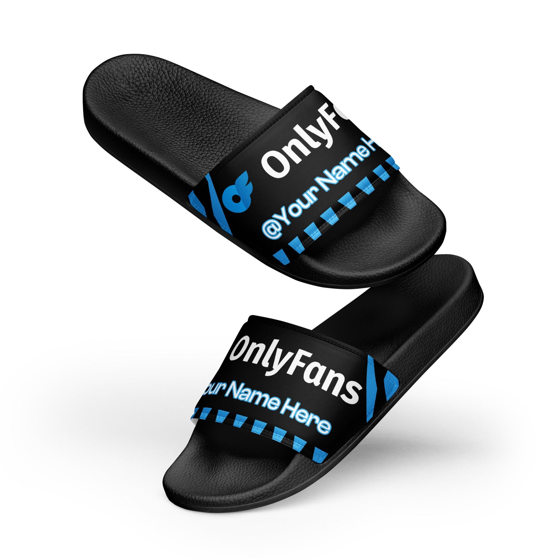Onlyfans Personalized Slide into Sexy Custom Women's slides sandals slippers Attire T LLC