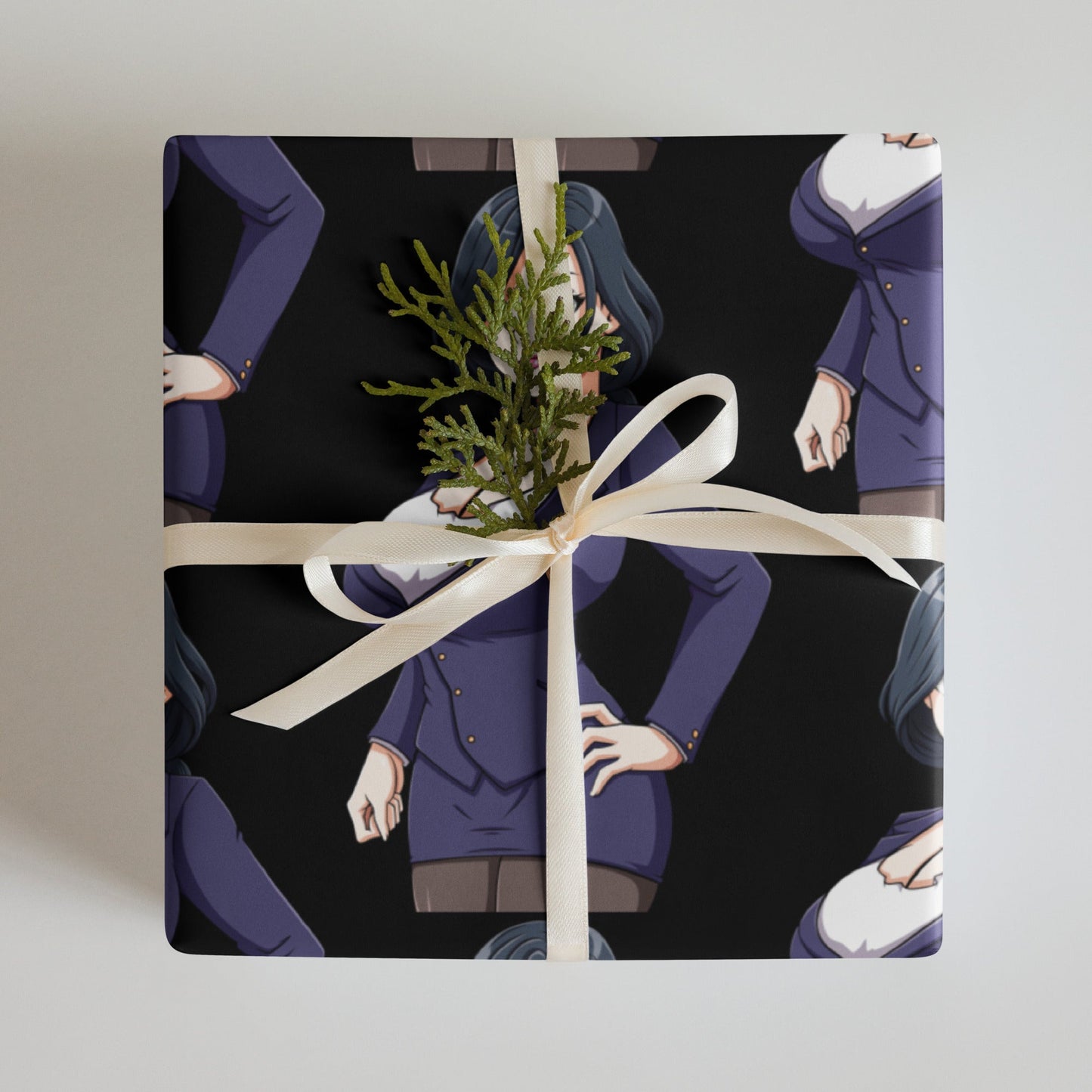 Custom Gifts Premier Wrapping Paper Harajuku Cute Japanese Style Anime Cartoon Girls Gift Wrap Cool Unique Wrapping paper sheets Attire T LLC