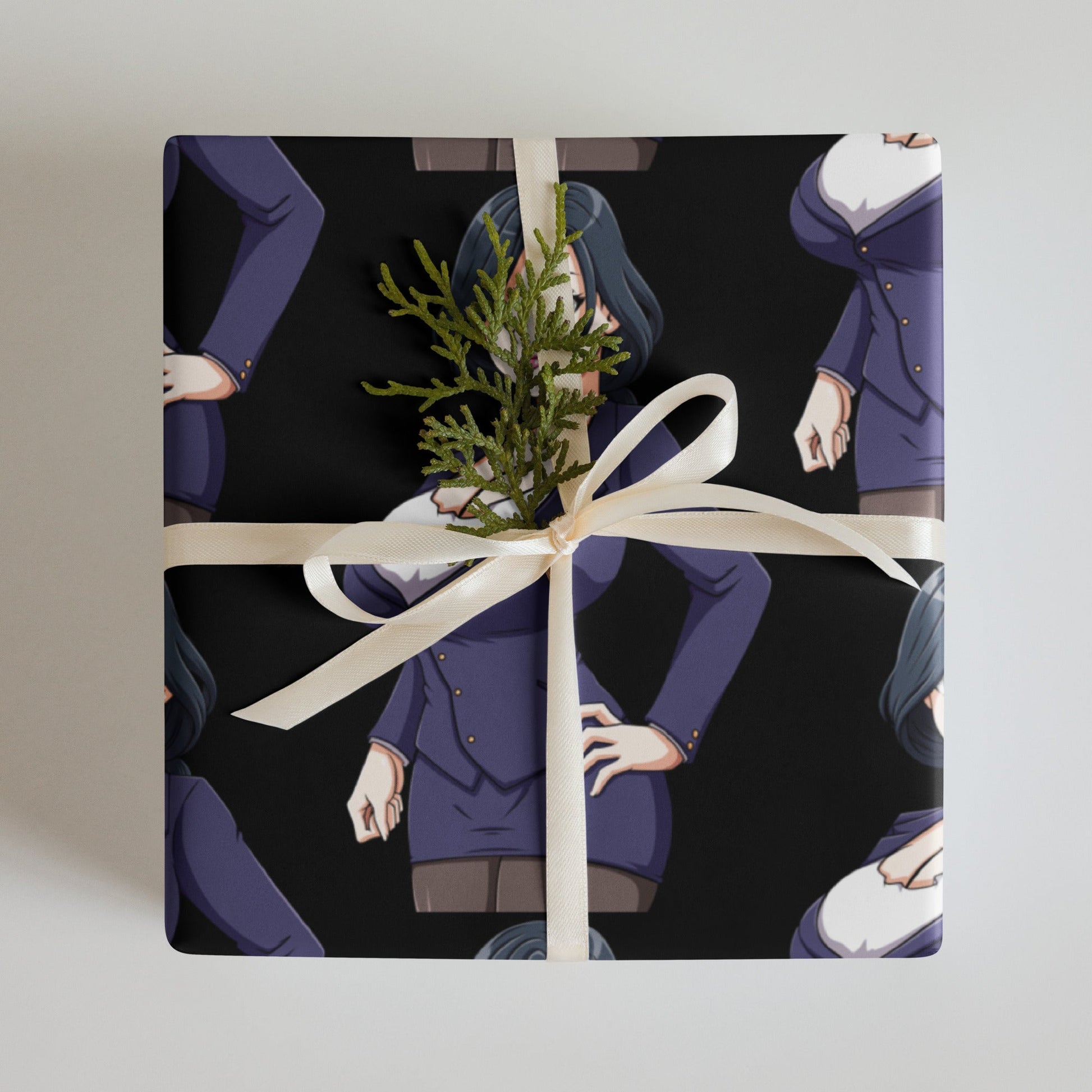 Custom Gifts Premier Wrapping Paper Harajuku Cute Japanese Style Anime Cartoon Girls Gift Wrap Cool Unique Wrapping paper sheets Attire T LLC