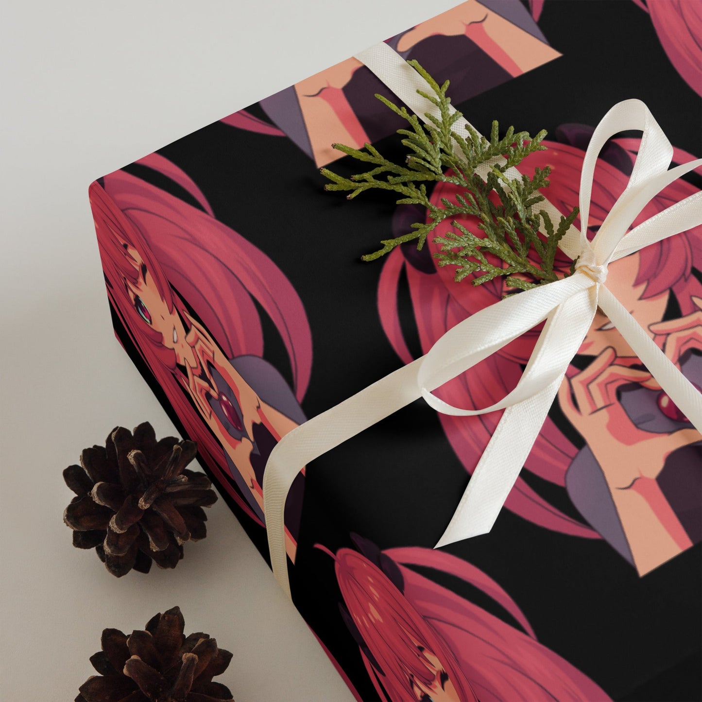 Custom Gifts Premier Wrapping Paper Harajuku Cute Japanese Style Anime Cartoon Girls Gift Wrap Cool Unique Wrapping paper sheets Attire T LLC