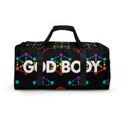 God Body Chakra Duffle Bag back view by ATTIRET