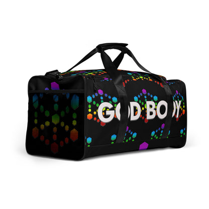 God Body Chakra Duffle Bag right front view by ATTIRET