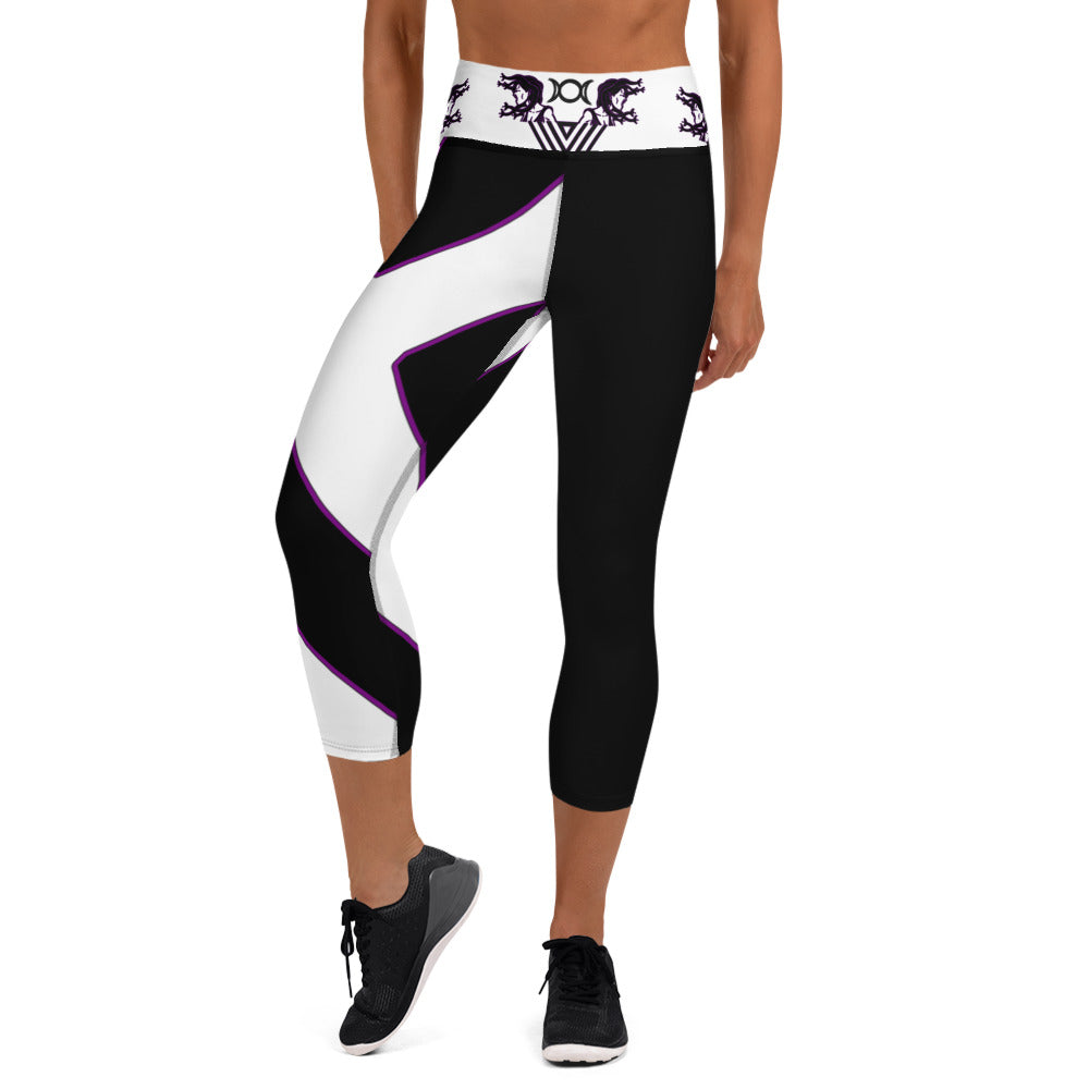 Medusa Energy Yoga Capri Leggings - Attire T LLC