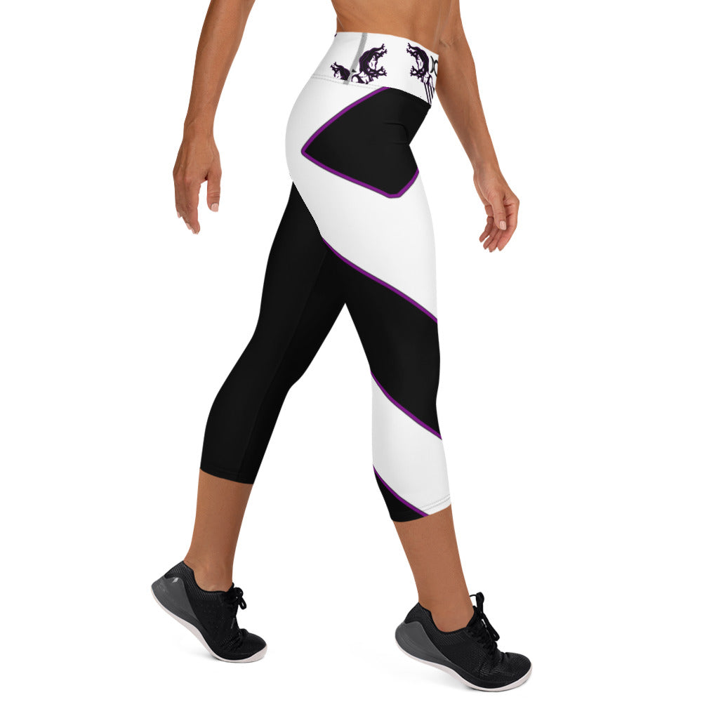 Medusa Energy Yoga Capri Leggings - Attire T LLC