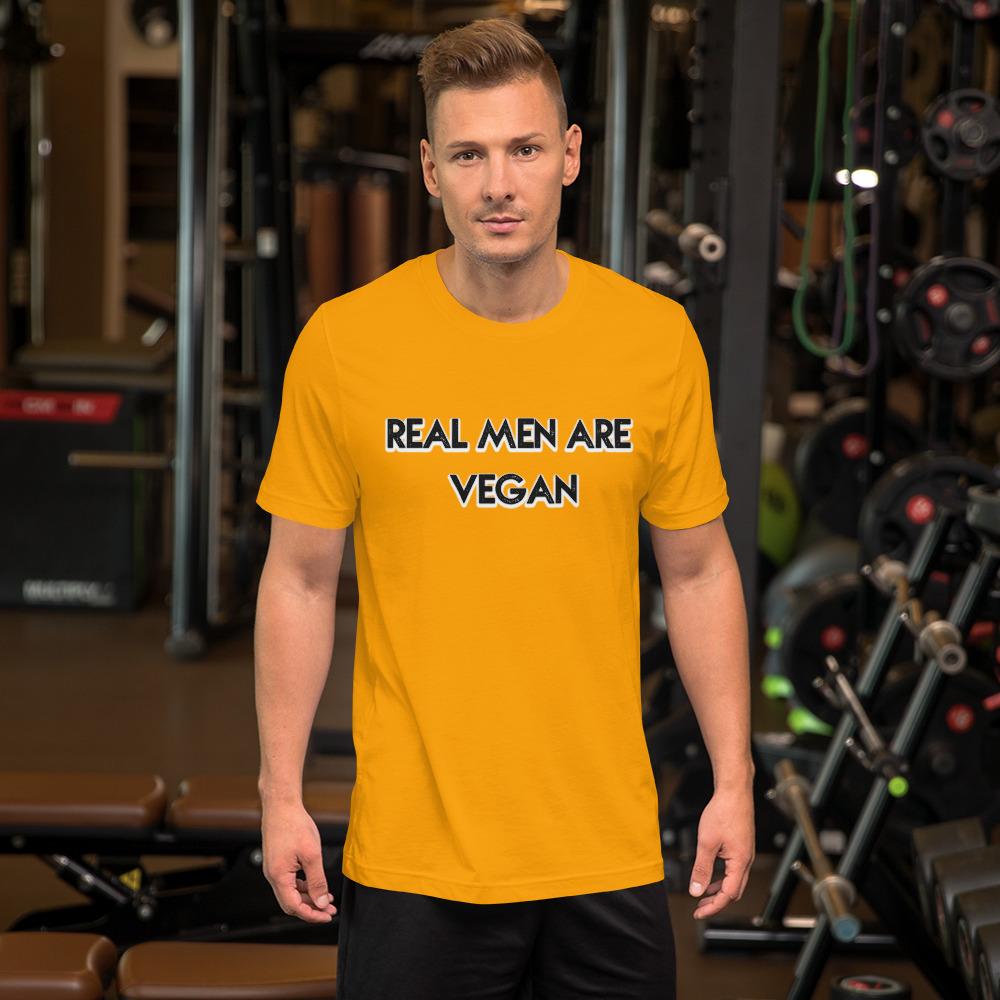 Real Men are Vegan Short-Sleeve T-Shirt - Attire T