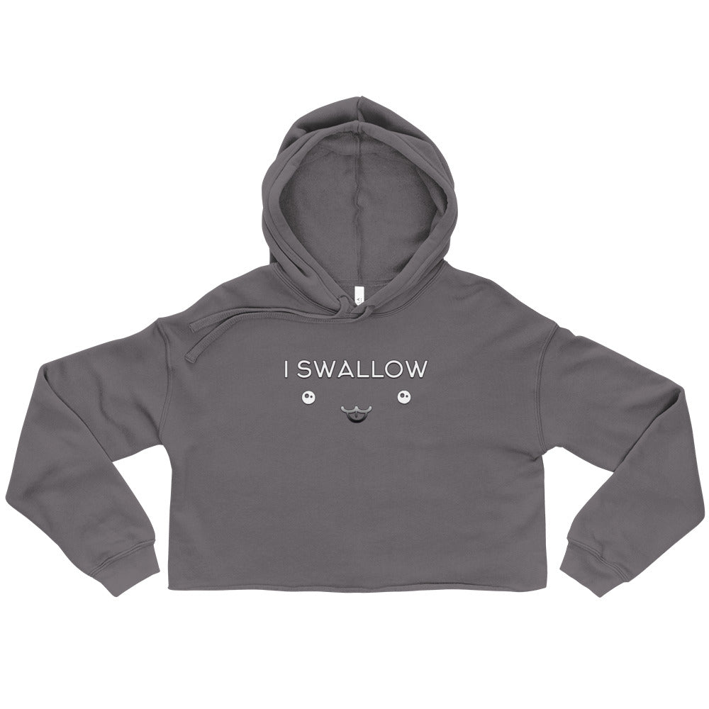 I Swallow Crop Hoodie - Attire T