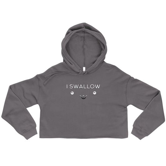 I Swallow Crop Hoodie - Attire T