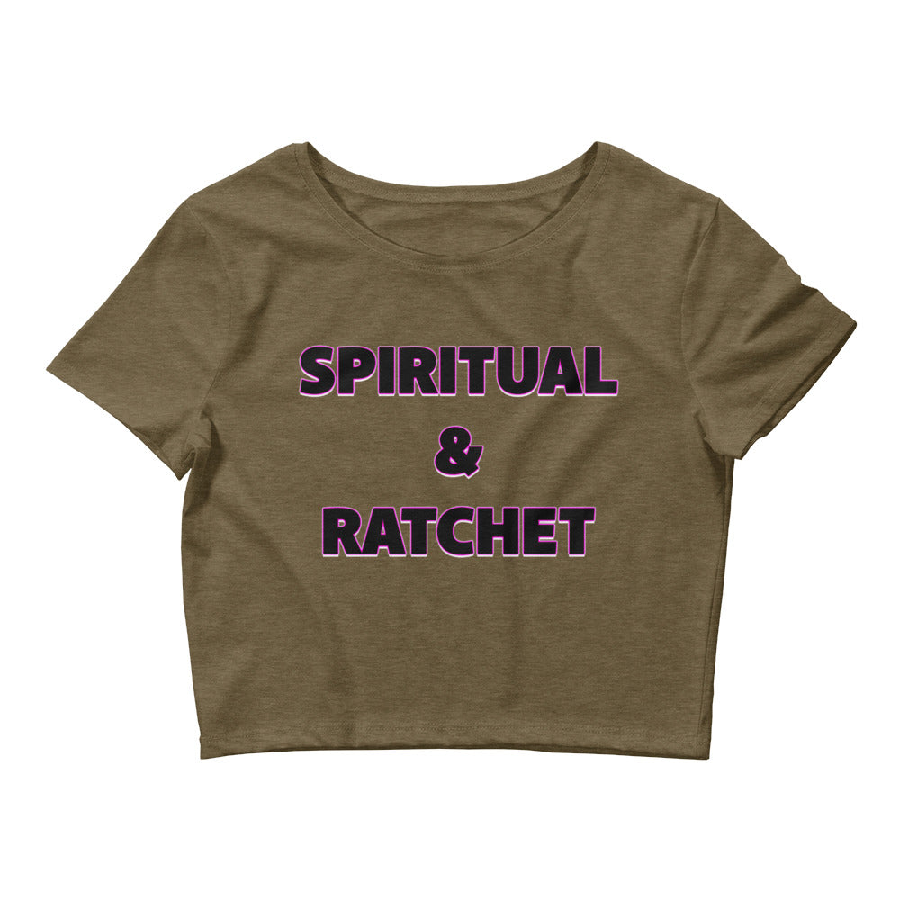 Spiritual and Ratchet Crop Top - Attire T