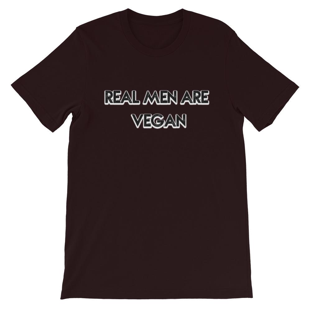 Real Men are Vegan Short-Sleeve T-Shirt - Attire T