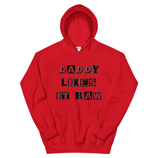 Daddy Likes it Raw Men Hoodie - Attire T