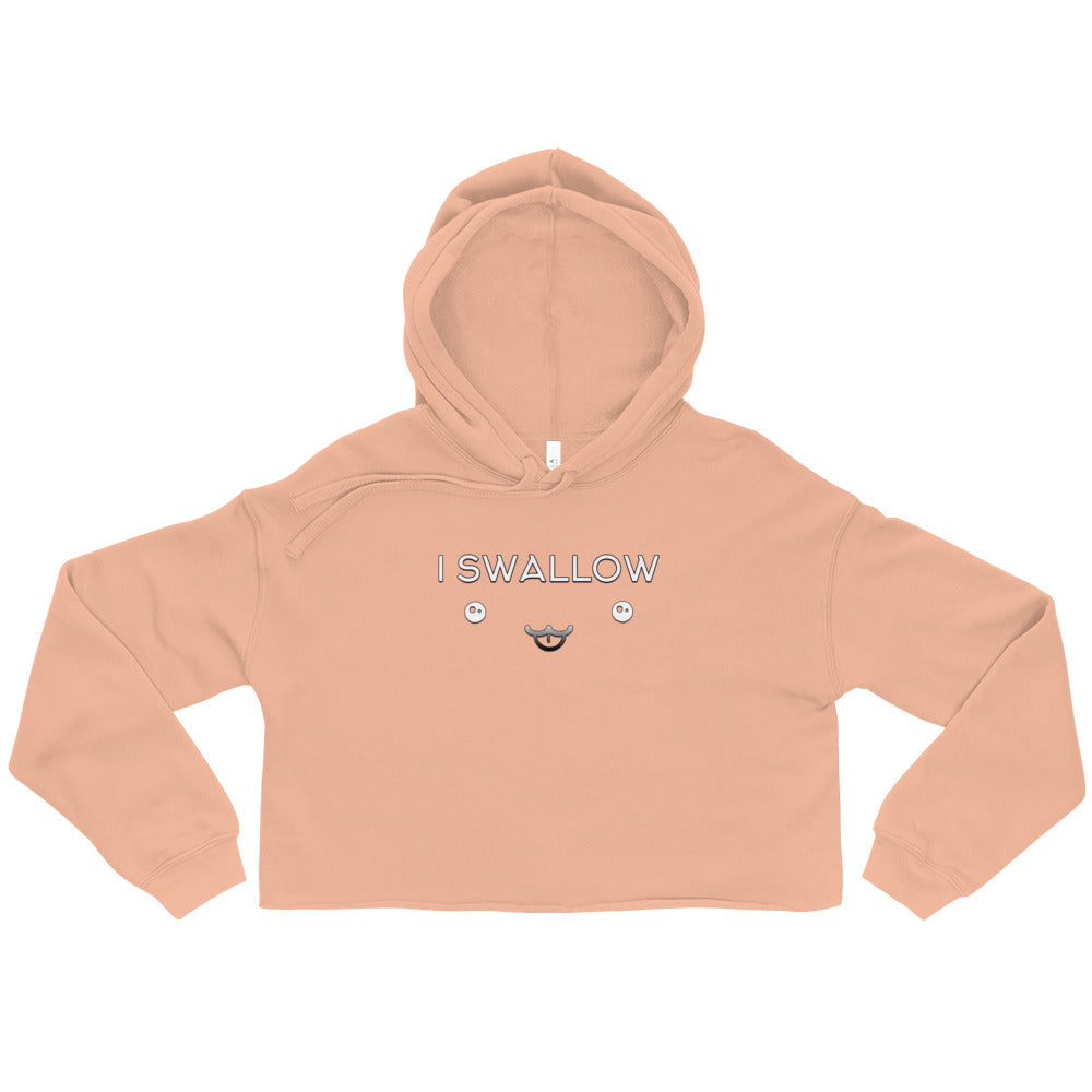 I Swallow Crop Hoodie - Attire T