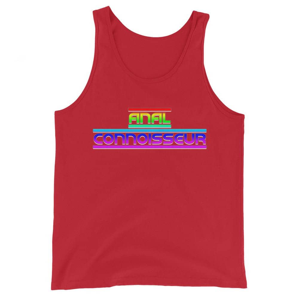 Anal Connoisseur in Rainbow Tank Top - Attire T