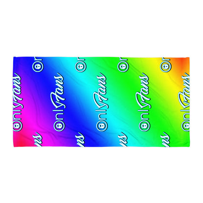 OnlyFans Rainbow Pride Beach Towel by ATTIRET