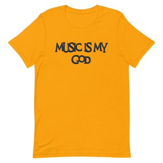 Music is My God T-Shirt - Attire T